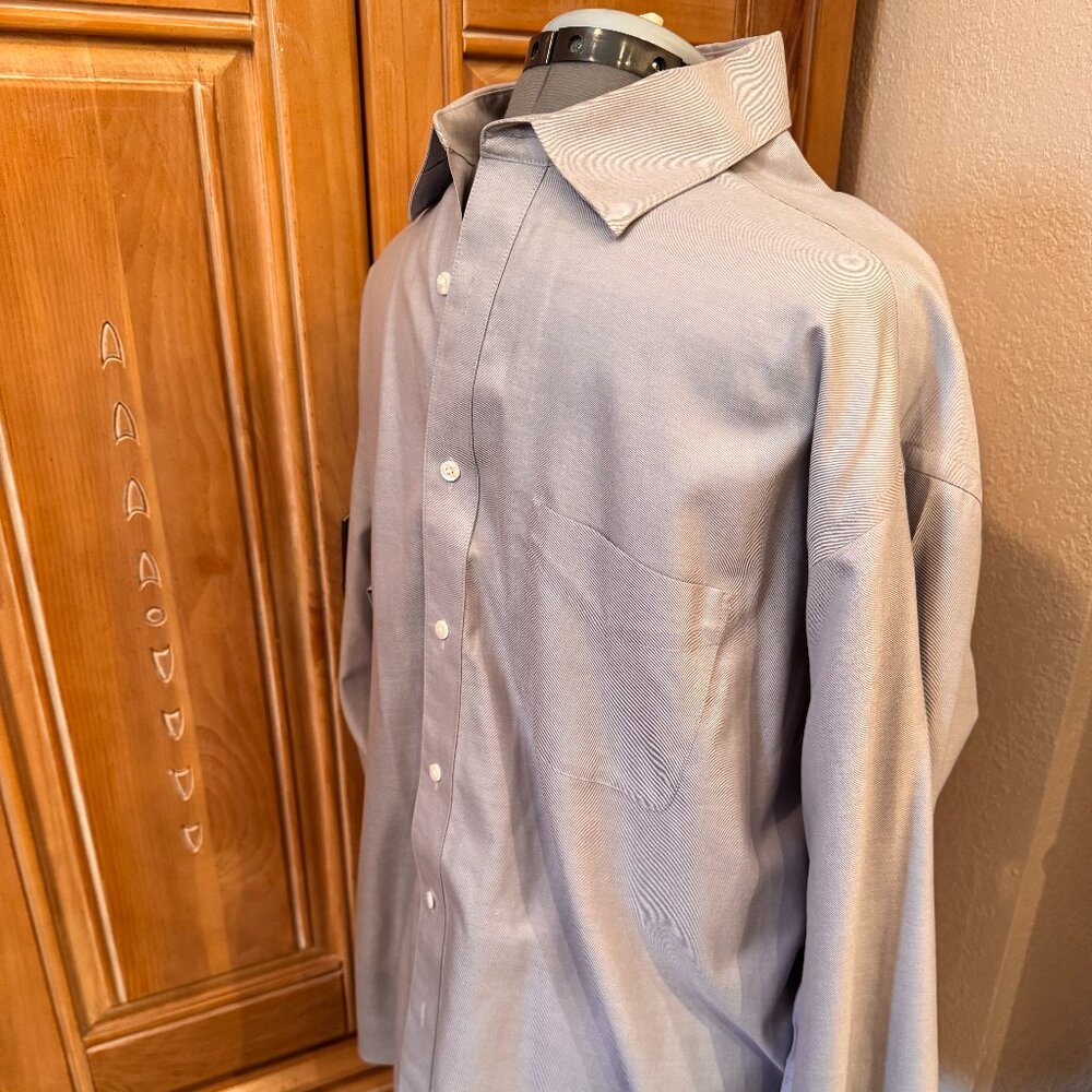 JOSEPH & FEISS MEN'S DRESS SHIRT * INTERNATIONAL * SIZE 17 32/33 in Gray